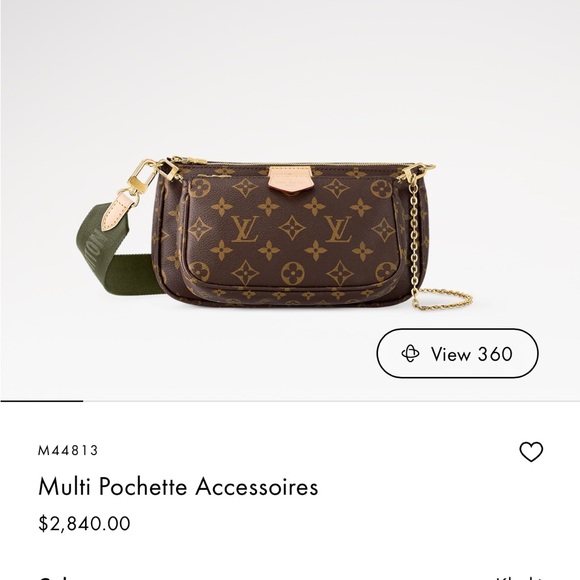 Louis Vuitton Multi Pochette Accessoires in Khaki - Picture 1 of 6